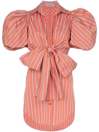 Silvia Tcherassi Primula striped puff sleeve blouse $731 - Buy Online - Mobile Friendly, Fast Delivery, Price