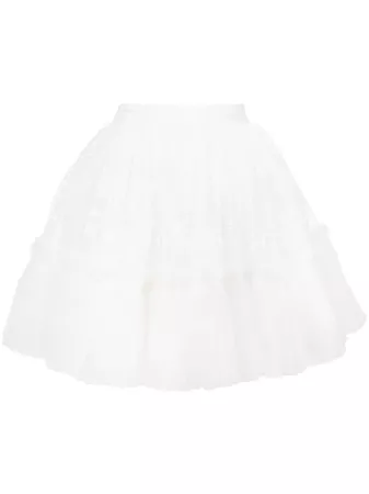 Amen Tiered Lace Ruffle Circle Skirt 664£ - Shop SS18 Online - Fast Delivery, Free Returns
