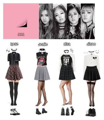 black pink outfits - Google Search
