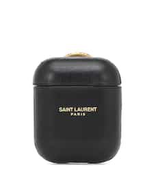 Saint Laurent - Leather AirPods case | Mytheresa
