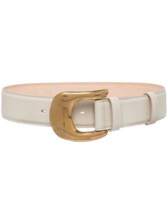 Altuzarra brass-buckle leather belt