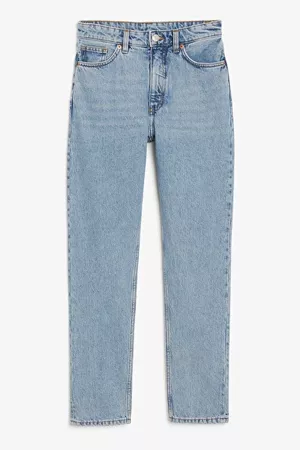 Kimomo mid blue jeans - Still waters blue - Jeans - Monki GB