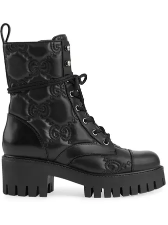 Gucci GG Quilted Ankle Boots - Farfetch