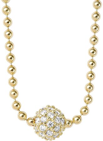 'Covet' Diamond Pave Pendant Necklace