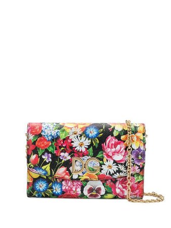 Dolce & Gabbana floral print wallet bag