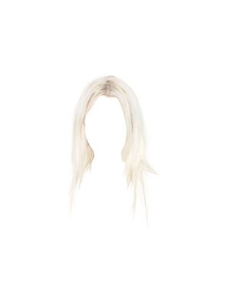 White Blonde Hair PNG