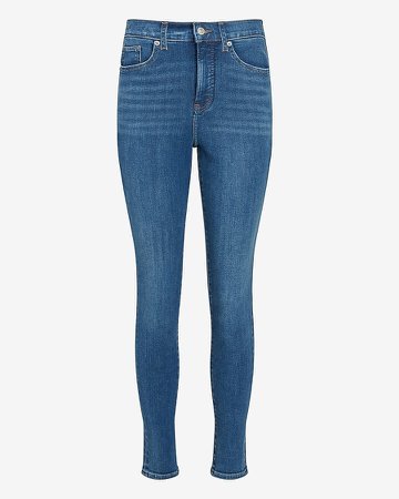 High Waisted 4-Way Hyper Stretch Skinny Jeans