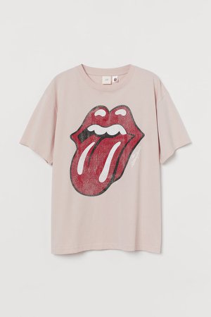 Printed T-shirt - Pink