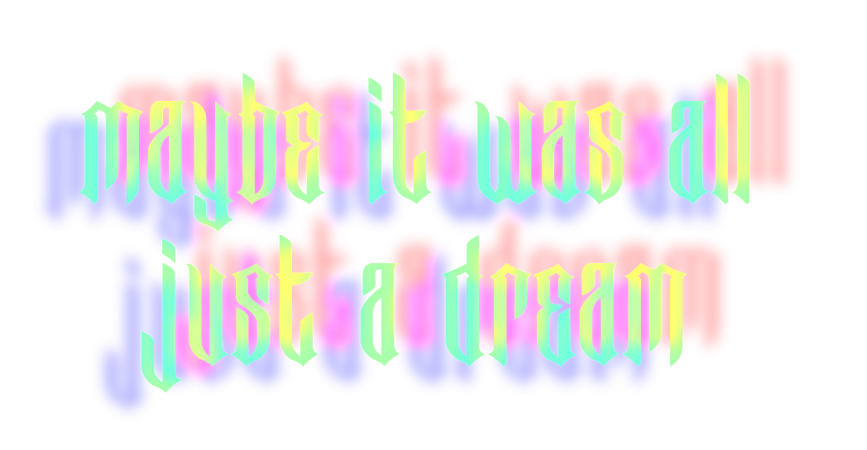 it was all just a dream text png quote Vaporwave