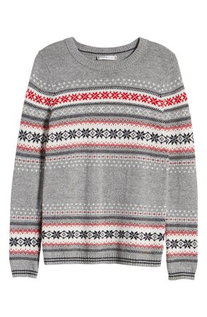 Tommy Hilfiger Snowflake Fair Isle Sweater | Nordstrom