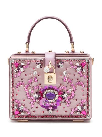 Dolce & Gabbana rhinestone-embellished tote bag