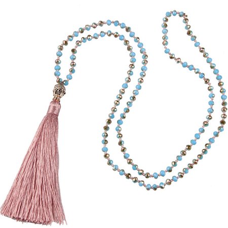Google Image Result for https://ae01.alicdn.com/kf/HTB1TuryhlfH8KJjy1Xbq6zLdXXaf/C-QUAN-CHI-Jewelry-Charms-Bohemian-Buddha-Necklace-Handmade-Faceted-Crystal-Beads-Long-Pink-Tassel-Pendant.jpg_640x640.jpg