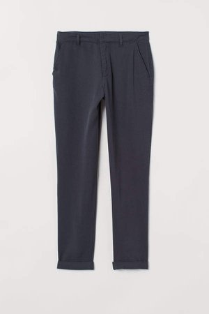 Pants with Belt - Gray
