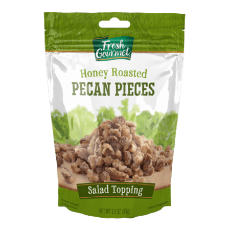 Kroger - Fresh Gourmet Honey Roasted Pecan Pieces Salad Topping, 3.5 oz