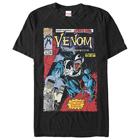 Amazon.com: Marvel Men's Venom Lethal Protector Greatest Enemy T-Shirt: Clothing