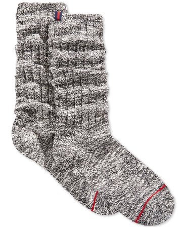 gray tweed socks