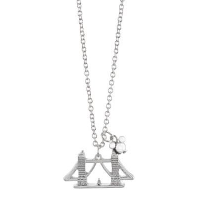 Mickey Mouse London Tower Bridge Necklace