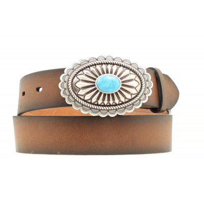 Ariat Turquoise Oval Buckle Belt