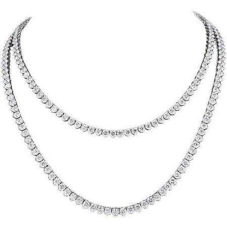 layered diamond necklace