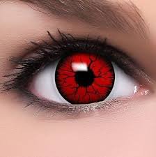 halloween contact lenses red