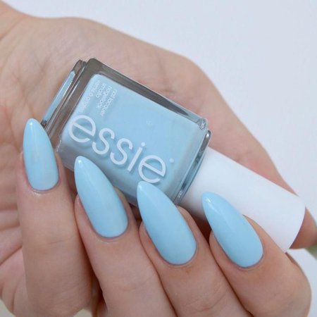 pastel blue nail vanish