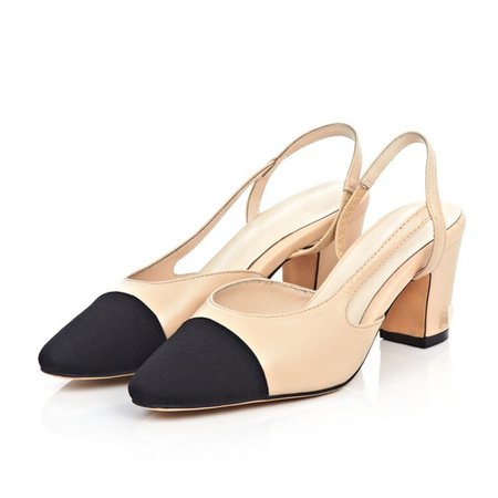 Beige-black-small-black-pointed-toe-elegant-gentlewomen-color-block-sandals-high-heeled-shoes.jpg (750×750)