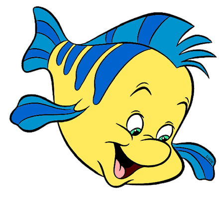 Disney's the little mermaid flounder