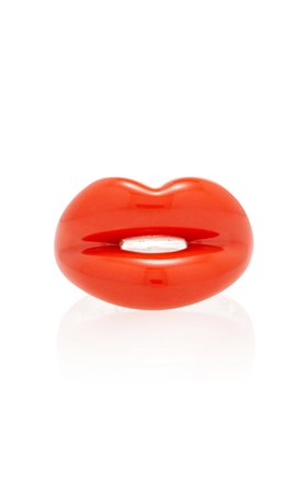 Orange Hotlips Ring by Hot Lips by Solange | Moda Operandi