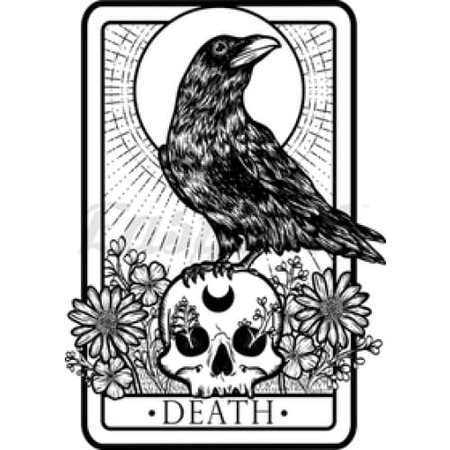 Death Tarot Card Temporary Tattoo | EasyTatt™