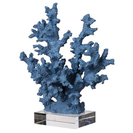 A&B Home 11.6-Inch Polyresin Coral Sculpture with Base | Bed Bath & Beyond