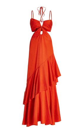 Precious Juniper Crepe Maxi Dress By Johanna Ortiz | Moda Operandi