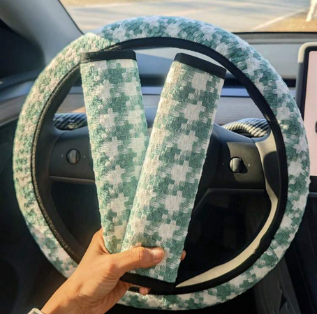 wheel and seatbelt covers