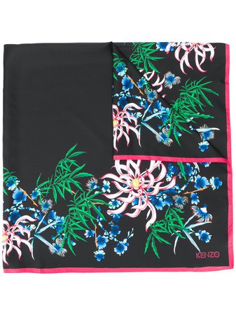 Kenzo Floral Print Scarf - Farfetch