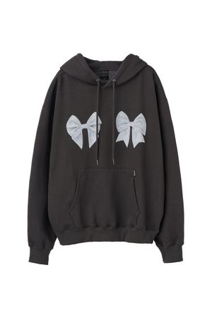 Bow Bow Hoodie Charcoal - Sculptor