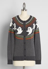 You've Been Ghosted Fair Isle Cardigan | ModCloth