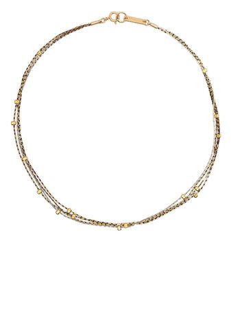 Isabel Marant Multi String Choker Necklace - Farfetch