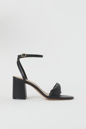Twisted-strap Sandals - Black - Ladies | H&M US