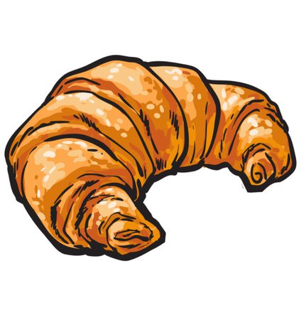 Croissant Drawing