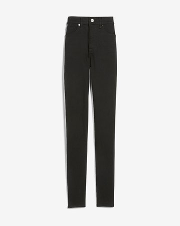 High Waisted Black Skinny Jeans | Express