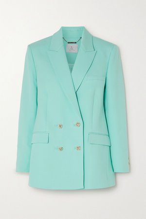 Mint Wool and silk-blend crepe blazer | Ralph & Russo | NET-A-PORTER