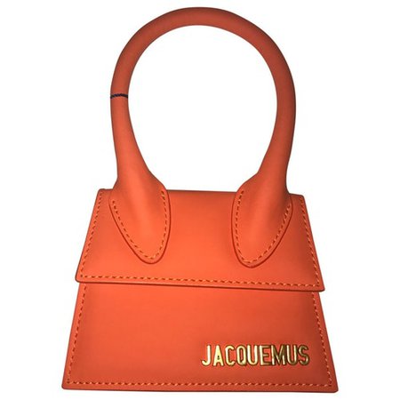 Chiquito leather handbag Jacquemus Orange in Leather - 8623531