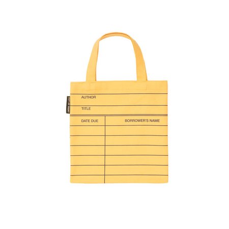 Mini Yellow Library Card Bag | The New York Public Library Shop