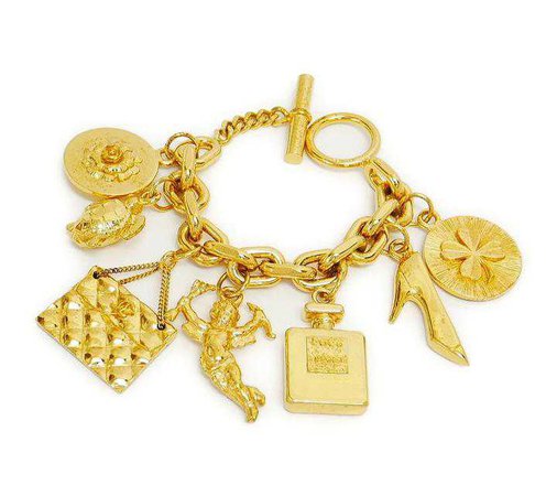 gold chunky bracelet - Google Search