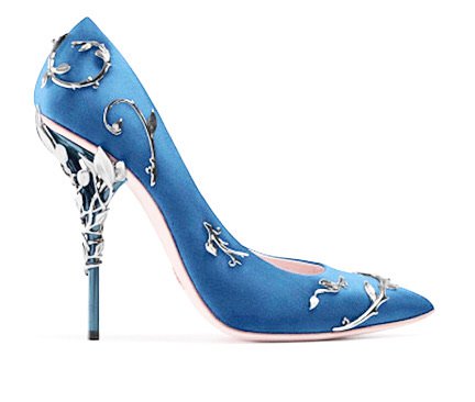 light blue heels