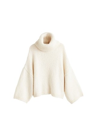 MANGO Wool-blend knit sweater