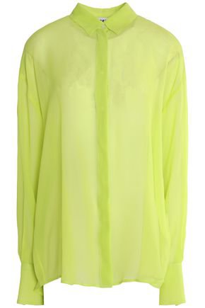 Silk-chiffon shirt | MSGM | Sale up to 70% off | THE OUTNET