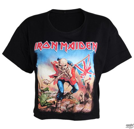 t-shirt metal women's Iron Maiden - Trooper - ROCK OFF - IMPBT01LB - Metal-shop.eu