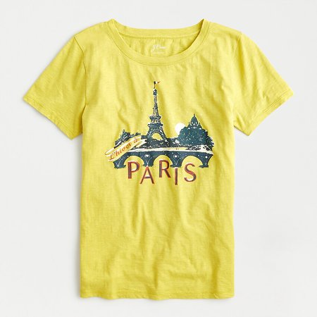 J.Crew: Winter In Paris T-shirt yellow