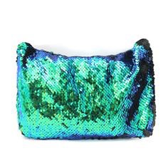Sparkling Sequins Mermaid Makeup Bag Handbag Belt Glitter Wallet Purse Handbag Comestic Case