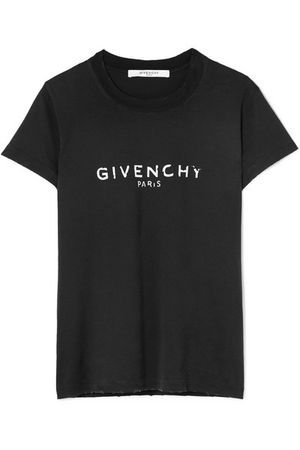 Givenchy | Printed cotton-jersey T-shirt | NET-A-PORTER.COM